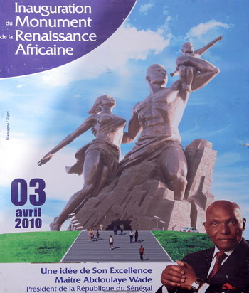 Monument de la Renaissance Africaine à Dakar