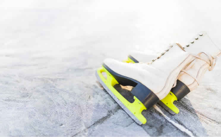 Chaussures de Hockey sur Glace Auto-Adaptatives